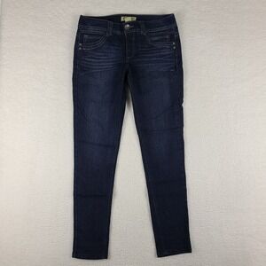 Democracy Jeans Womens‎ 8 Justice Jegging Dark Wash Blue